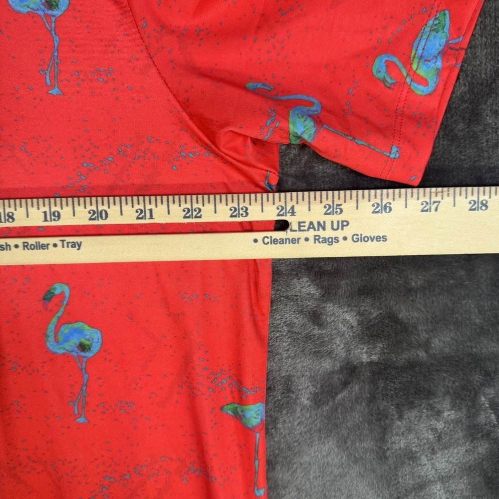 NWT YATTA Golf Polo Men's XL Flamingo Shirt  Preppy New With Tags - Picture 7 of 10